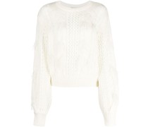 Pullover mit Zopfmuster