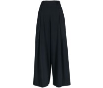 Weite Hose mit Falten