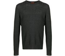 Gerippter Pullover