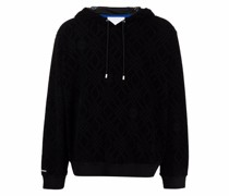 Hoodie mit Jacquard-Logo