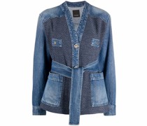 Jeansjacke mit Pailletten