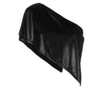 One-Shoulder-Top aus Samt
