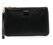 Clutch mit Logo-Schild