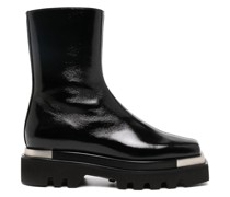 Stiefeletten mit eckiger Kappe