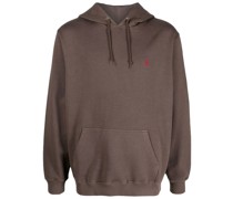 Hoodie mit Logo-Stickerei