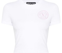 Glitzer-T-Shirt mit E-Emblem