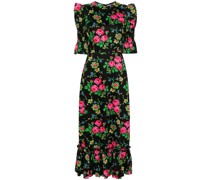 Kleid mit Blumen-Print