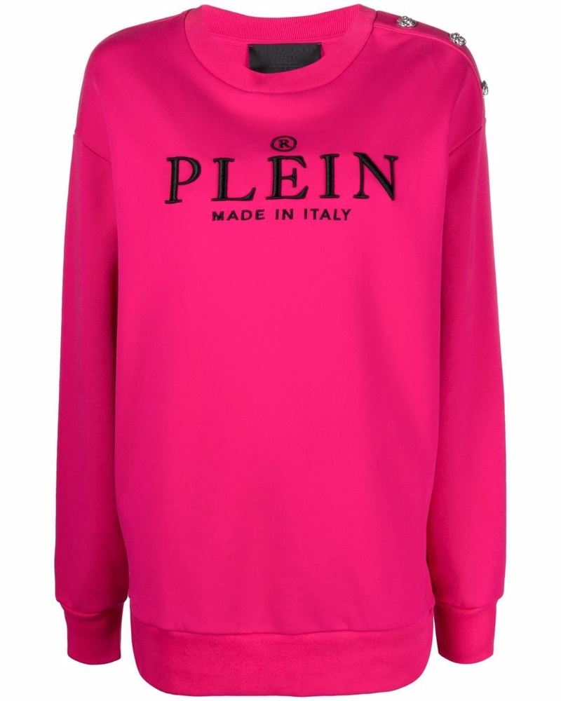 Philipp Plein Damen Sweatshirt mit Logo-Print