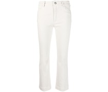 Ausgestellte Cropped-Jeans