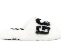 Slipper aus Faux Fur