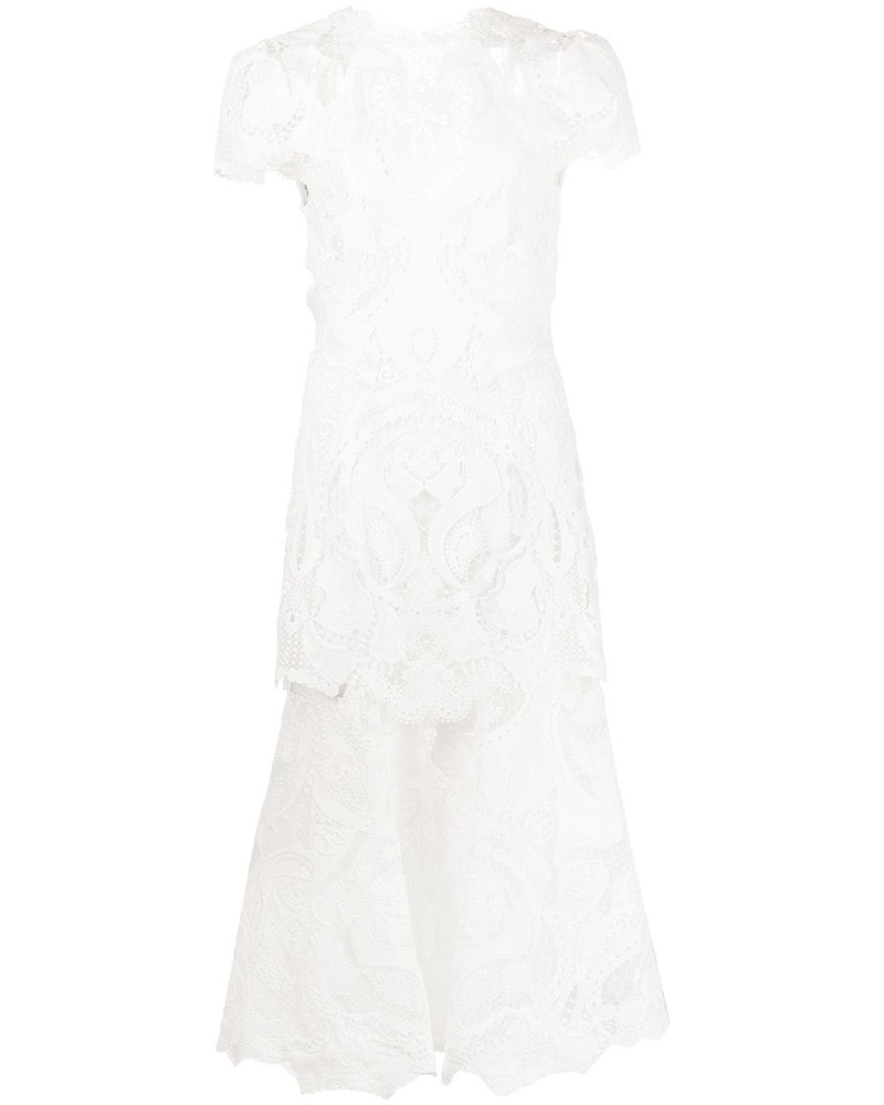 Jonathan Simkhai Damen Midikleid mit Cut-Outs