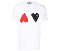 T-Shirt mit Herz-Print