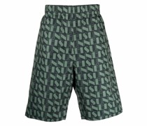 Wendbare Shorts mit Logo-Print