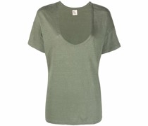 T-Shirt mit U-Ausschnitt
