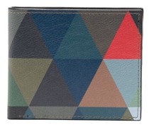 Geometrisch gemustertes Portemonnaie