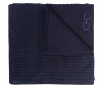 Strickschal mit Logo