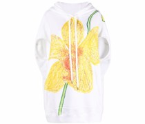Hoodie mit Blumen-Print