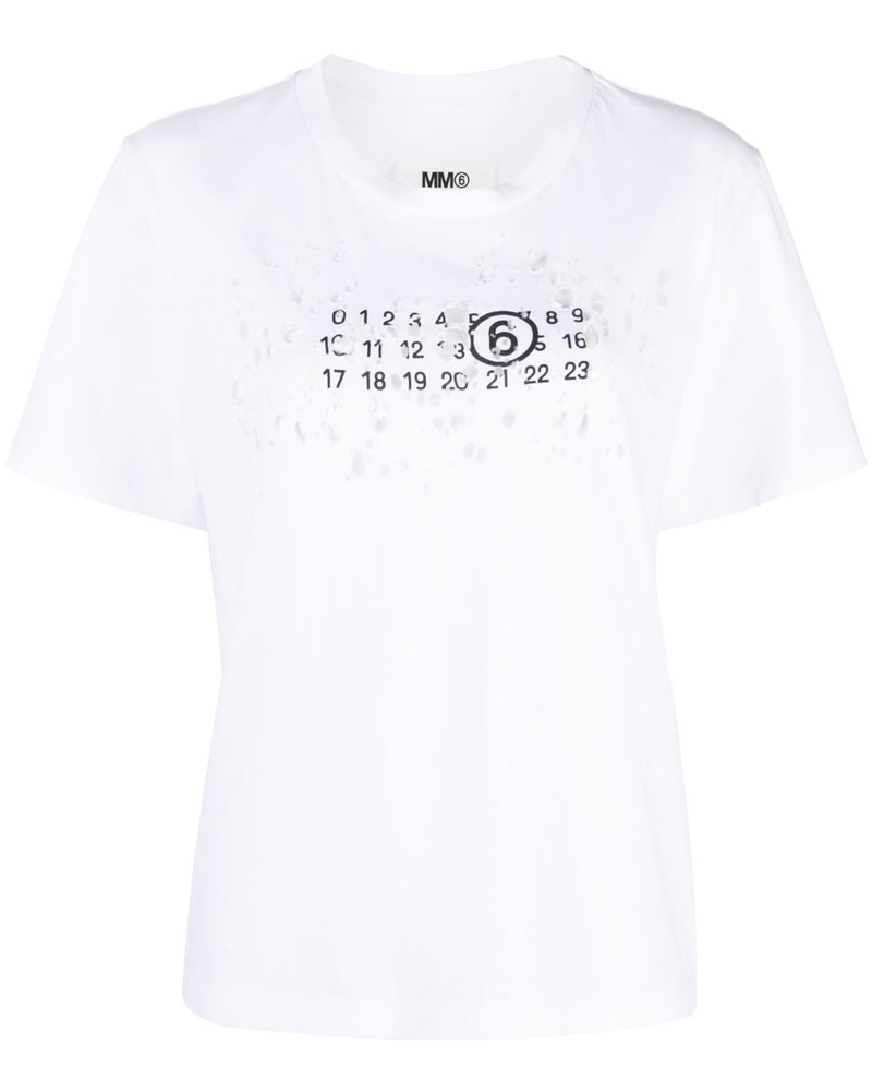 Maison Margiela Damen T-Shirt mit grafischem Print
