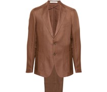 linen single-breasted suit