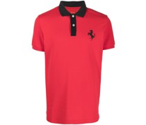 Poloshirt mit Logo-Print