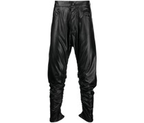 x Tessitura Tapered-Hose mit Raffungen