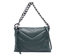 logo-plaque matelassé-effect bag