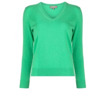 Kaschmirpullover mit V-Ausschnitt