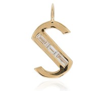 18kt "S"-Goldanhänger