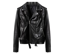 Bikerjacke mit Reißverschluss