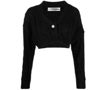 Grob gestrickter Cardigan