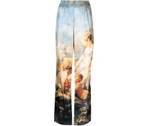 Seidenhose mit Print