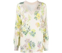 Pullover mit Blumen-Print