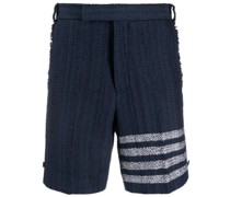 Tweed-Shorts mit Streifen