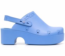Clogs mit Slingback-Riemen