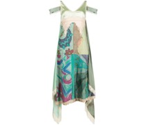 Jeans-Minikleid im Patchwork-Look
