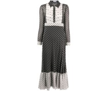 Midikleid mit Kristallen