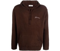 Hoodie mit Logo-Stickerei