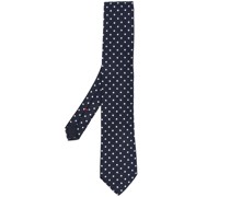 Krawatte mit aufgestickten Polka Dots