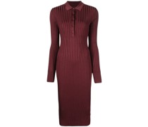 Midikleid aus geripptem Strick