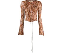 Bluse mit Blumen-Print