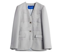 Blazer mit Kontrasteinsätzen