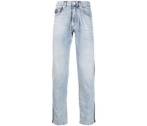 Halbhohe Straight-Leg-Jeans