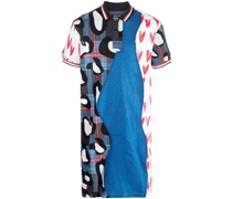 x Fred Perry Poloshirt im Patchwork-Look