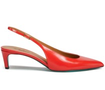 Rhythm Slingback-Pumps aus Leder 50mm