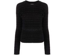 ribbed-knit cashmere Pullover