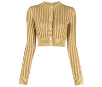 Cardigan mit Zopfmuster