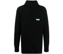 Gerippter Rollkragenpullover
