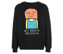 Besticktes 'Get Rich' Sweatshirt