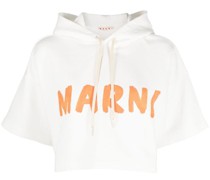 logo-print short-sleeve hoodie