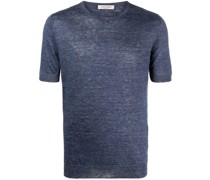Fein gestricktes T-Shirt aus Leinen